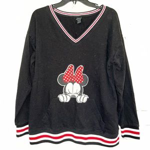 Disney Brand Womens Minnie Mouse crewneck